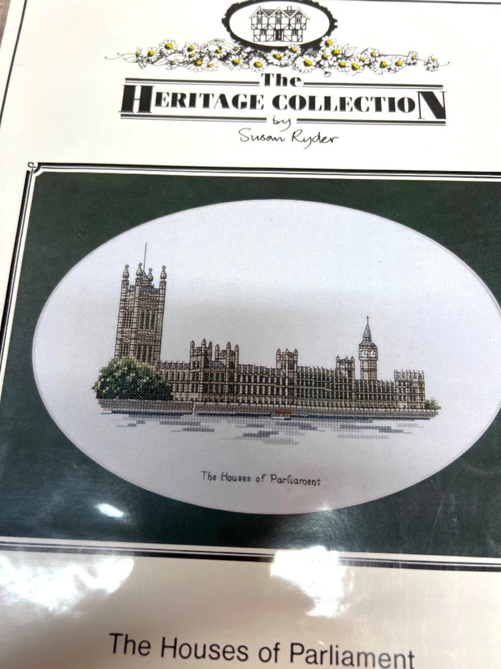 The Houses Of Parliament Cross Stitch Chart Kit By Susan Ryder Heritage - Picture 2 of 3